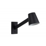 LUCIDE 20210/01/30 | Mizuko Lucide zidna svjetiljka s prekidačem elementi koji se mogu okretati 1x E14 crno, bijelo