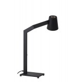 LUCIDE 20610/01/30 | Mizuko Lucide stolna svjetiljka 67cm sa prekidačem na kablu elementi koji se mogu okretati 1x E14 crno, bijelo