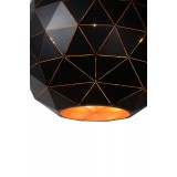 LUCIDE 21409/40/30 | Otona Lucide visilice svjetiljka s mogućnošću skraćivanja kabla 1x E27 crno