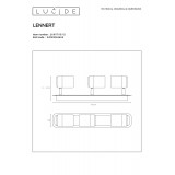 LUCIDE 26957/15/12 | Lennert Lucide spot svjetiljka elementi koji se mogu okretati 3x GU10 320lm 3000K krom