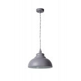 LUCIDE 34400/29/36 | IslaL Lucide visilice svjetiljka s mogućnošću skraćivanja kabla 1x E14 sivo, bijelo