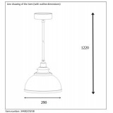 LUCIDE 34400/29/38 | IslaL Lucide visilice svjetiljka s mogućnošću skraćivanja kabla 1x E14 bež, bijelo