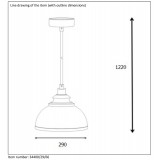 LUCIDE 34400/29/66 | IslaL Lucide visilice svjetiljka s mogućnošću skraćivanja kabla 1x E14 svjetlo ružičasto, bijelo