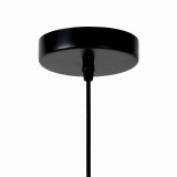 LUCIDE 43404/28/30 | Mesh Lucide visilice svjetiljka s mogućnošću skraćivanja kabla 1x E27 crno