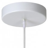LUCIDE 43408/24/31 | Galla Lucide visilice svjetiljka s mogućnošću skraćivanja kabla 1x E27 bijelo