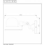 LUCIDE 45252/01/97 | Honore Lucide zidna svjetiljka elementi koji se mogu okretati 1x E14 rdža smeđe