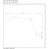 LUCIDE 45252/11/97 | Honore Lucide zidna svjetiljka elementi koji se mogu okretati 1x E14 rdža smeđe