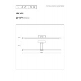 LUCIDE 48202/12/11 | Gavin-LU Lucide ovetljenje ogledala svjetiljka 1x LED 899lm 3000K IP21 krom