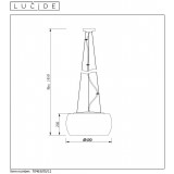 LUCIDE 70463/05/11 | PearlL Lucide visilice svjetiljka s mogućnošću skraćivanja kabla 5x G9 krom