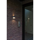 LUTEC 5193201118 | Lotus-LU Lutec zidna svjetiljka 1x LED 500lm 3000K IP54 antracit siva, prozirna