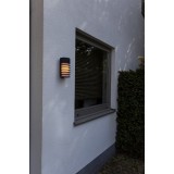 LUTEC 5207601012 | Fulton-LU Lutec zidna svjetiljka 1x E27 IP54 crno mat, opal