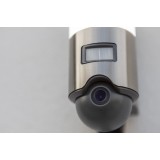 LUTEC 5267106001 | LUTEC-Connect-Elara Lutec lampa sa kamerom smart rasvjeta cilindar sa senzorom, svjetlosni senzor - sumračni prekidač zvučnik, mikrofon, zvučno upravljanje, jačina svjetlosti se može podešavati, sa podešavanjem temperature boje, može se