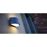 LUTEC 6330401118 | Bonn-LU Lutec zidna svjetiljka 1x E27 IP54 antracit siva, opal