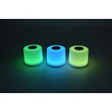 LUTEC 8506201331 | LUTEC-Connect-Noma Lutec nosiva, ambient osvetljenje smart rasvjeta - početni paket cilindar sa dodirnim prekidačem zvučno upravljanje, jačina svjetlosti se može podešavati, sa podešavanjem temperature boje, promjenjive boje, može se up