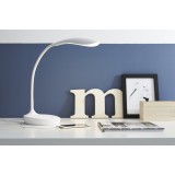 MARKSLOJD 106093 | Swan Markslojd stolna svjetiljka 45cm sa tiristorskim prekidačem jačina svjetlosti se može podešavati, USB utikač 1x LED 378lm 3000K bijelo