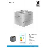 MARKSLOJD 106521 | Argos-MS Markslojd zidna svjetiljka 1x LED 164lm 3000K IP44 sivo, prozirno