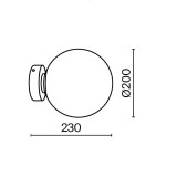MAYTONI MOD321WL-01G3 | Basic-form Maytoni zidna svjetiljka zlatno