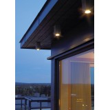NORLYS 796AL | Sandvik Norlys stropne svjetiljke svjetiljka 1x GU10 265lm 2700K IP54 aluminij