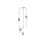 NOVA LUCE 7409604 | Brando Nova Luce ugradbena svjetiljka elementi koji se mogu okretati Ø60mm 1x GU10 crno mat