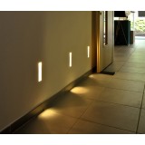 NOVA LUCE 7600601 | Cirocco-Eurona Nova Luce ugradbena svjetiljka pravotkutnik može se bojati 1x LED 60lm 3000K bijelo