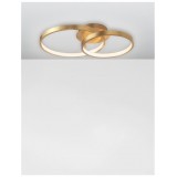 NOVA LUCE 8100282 | Leon-NL Nova Luce stropne svjetiljke svjetiljka 1x LED 2650lm 3000K antik zlato, bijelo