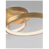 NOVA LUCE 8100282 | Leon-NL Nova Luce stropne svjetiljke svjetiljka 1x LED 2650lm 3000K antik zlato, bijelo