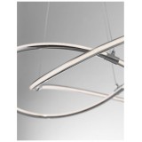 NOVA LUCE 8101141 | Martino-NL Nova Luce visilice svjetiljka s mogućnošću skraćivanja kabla 1x LED 3250lm 3000K krom, bijelo
