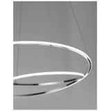 NOVA LUCE 8101201 | Viareggio Nova Luce visilice svjetiljka s mogućnošću skraćivanja kabla 1x LED 2000lm 3000K krom, bijelo
