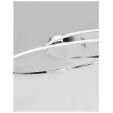 NOVA LUCE 8101203 | Viareggio Nova Luce stropne svjetiljke svjetiljka ovalni 1x LED 1950lm 3000K krom, bijelo