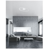NOVA LUCE 8101204 | Viareggio Nova Luce stropne svjetiljke svjetiljka ovalni 1x LED 1950lm 3000K bijelo