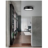 NOVA LUCE 826809 | Perleto Nova Luce stropne svjetiljke svjetiljka 2x E27 crno, bijelo