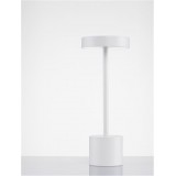 NOVA LUCE 9002863 | Fumo Nova Luce nosiva, stolna svjetiljka sa dodirnim prekidačem jačina svjetlosti se može podešavati, baterijska/akumulatorska, USB utikač 1x LED 230lm 3000K IP54 bijelo