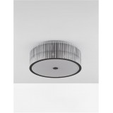 NOVA LUCE 9006058 | Barok Nova Luce stropne svjetiljke svjetiljka 6x G9 crno mat, prozirno