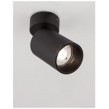 NOVA LUCE 9011312 | Tod Nova Luce spot svjetiljka elementi koji se mogu okretati 1x GU10 crno mat
