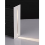NOVA LUCE 9026120 | Aizen Nova Luce ugradbena svjetiljka pravotkutnik 1x LED 16lm 3000K IP54 bijelo, prozirno