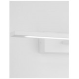 NOVA LUCE 9053121 | Mondrian Nova Luce zidna svjetiljka 1x LED 913lm 3000K IP44 bijelo mat