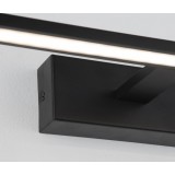 NOVA LUCE 9053122 | Mondrian Nova Luce zidna svjetiljka 1x LED 913lm 3000K IP44 crno mat, bijelo