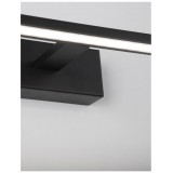 NOVA LUCE 9053302 | Livia-NL Nova Luce zidna svjetiljka 1x LED 2422lm 3000K IP44 crno, bijelo