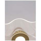 NOVA LUCE 9054502 | Siderno-NL Nova Luce stropne svjetiljke svjetiljka 1x LED 2118lm 3000K zlatno, prozirno