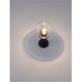 NOVA LUCE 9060195 | Omika Nova Luce podna svjetiljka 37cm 1x E27 IP54 tamno siva, prozirno