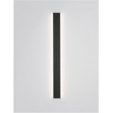 NOVA LUCE 9060913 | Seline Nova Luce zidna svjetiljka pravotkutnik 1x LED 2614lm 3000K IP44 crno mat