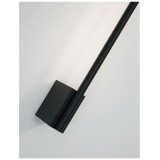 NOVA LUCE 9081150 | Gropius Nova Luce zidna svjetiljka 1x LED 672lm 3000K crno