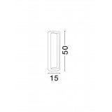 NOVA LUCE 9104022 | Ned Nova Luce podna svjetiljka 50cm 1x LED 708lm 3000K IP54 grafit, bijelo