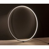 NOVA LUCE 9108311 | Ring-NL Nova Luce stolna, zidna svjetiljka sa prekidačem na kablu 1x LED 1445lm 3000K crno, bijelo
