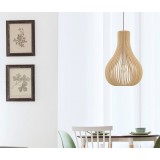 NOVA LUCE 9138061 | Soho-NL Nova Luce visilice svjetiljka s mogućnošću skraćivanja kabla 1x E27 bezbojno, smeđe