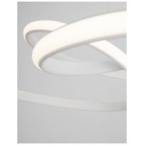 NOVA LUCE 9147111 | Menton-NL Nova Luce visilice svjetiljka - TRIAC oblik perece jačina svjetlosti se može podešavati, s mogućnošću skraćivanja kabla 1x LED 3013lm 3000K bijelo mat
