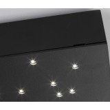 NOVA LUCE 9180382 | Cielo-NL Nova Luce stropne svjetiljke svjetiljka - TRIAC četvorougaoni jačina svjetlosti se može podešavati, sa podešavanjem temperature boje, može se upravljati daljinskim upravljačem 1x LED 930lm 3000 - 4000K crno