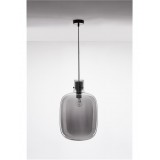 NOVA LUCE 9236500 | Cinzia-NL Nova Luce visilice svjetiljka s mogućnošću skraćivanja kabla 1x E27 crno, dim