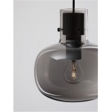 NOVA LUCE 9236510 | Cinzia-NL Nova Luce visilice svjetiljka s mogućnošću skraćivanja kabla 1x E27 crno, dim