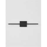 NOVA LUCE 9267018 | Azure Nova Luce zidna svjetiljka 1x LED 750lm 3000K crno mat, opal